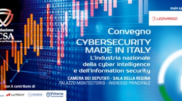 Francesco Taccone for ICSA at the conference "Cybersecurity made in Italy"